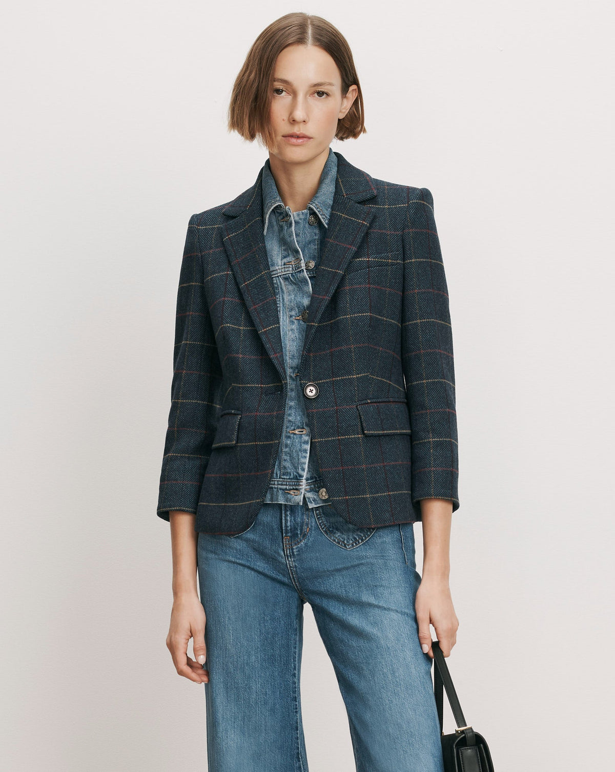 Schoolboy Plaid Dickey Jacket - Image 3