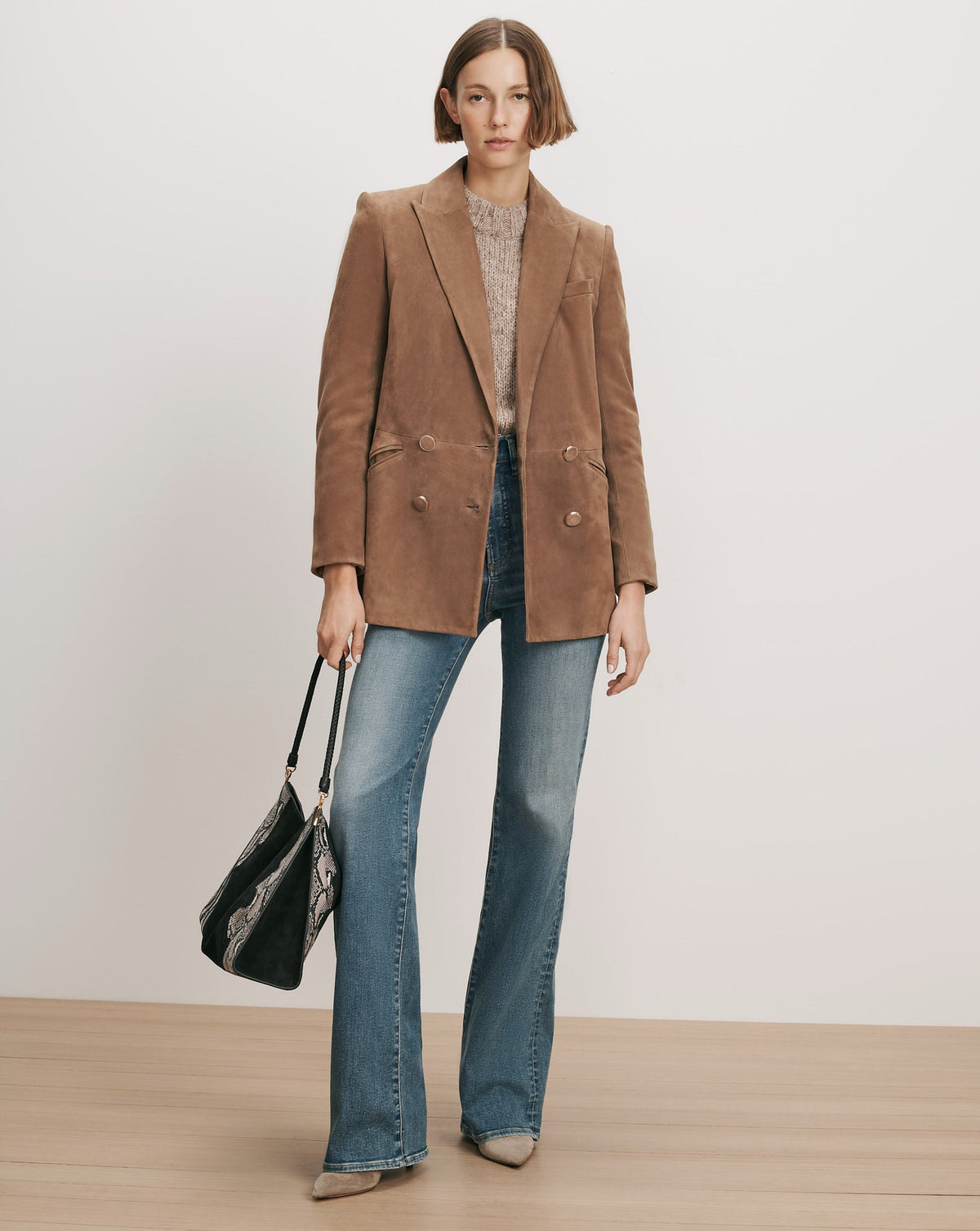 Oria Suede Dickey Jacket - Image 3