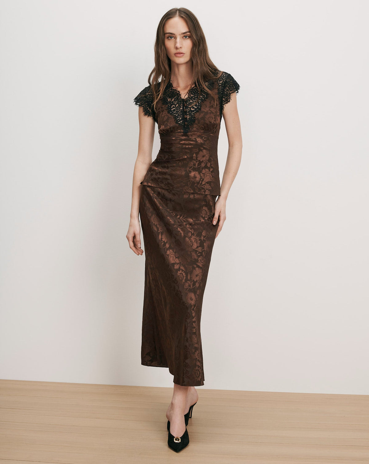 Clover Floral Midi Skirt - Image 2