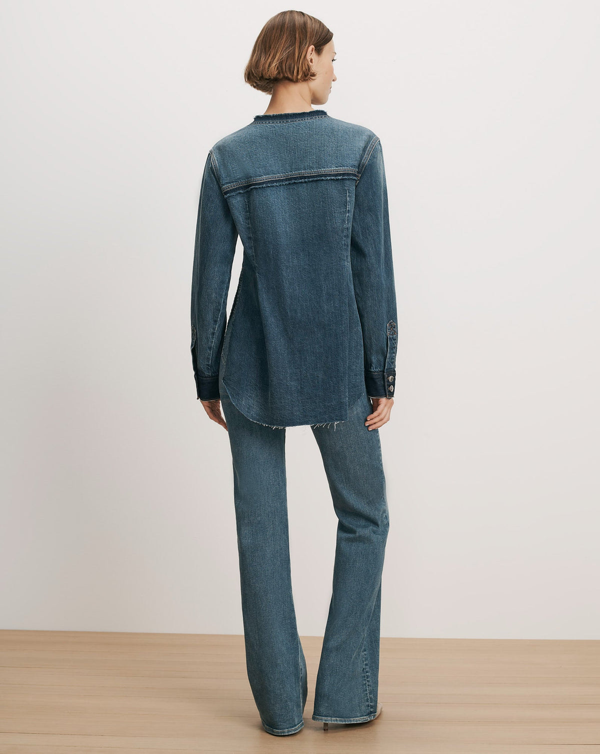 Weslia Denim Shacket - Image 3