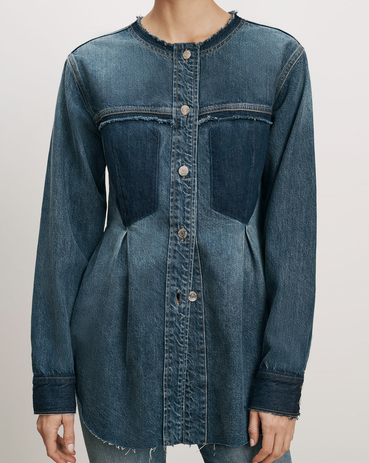 Weslia Denim Shacket - Image 4