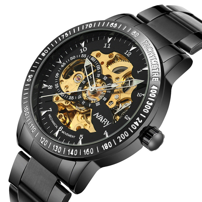 NARY Men's Automatic Mechanical Watch - 2