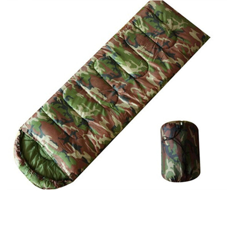 Camping emergency camouflage sleeping bag - Image 3
