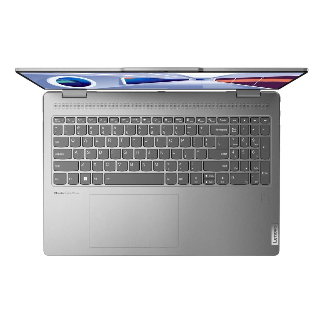 Lenovo Yoga 7 – 16" WUXGA 2-in-1 Touch Screen – AMD Ryzen 7 7735U – 16GB RAM – 512GB SSD – Arctic Grey – 83BS0001US - Image 2