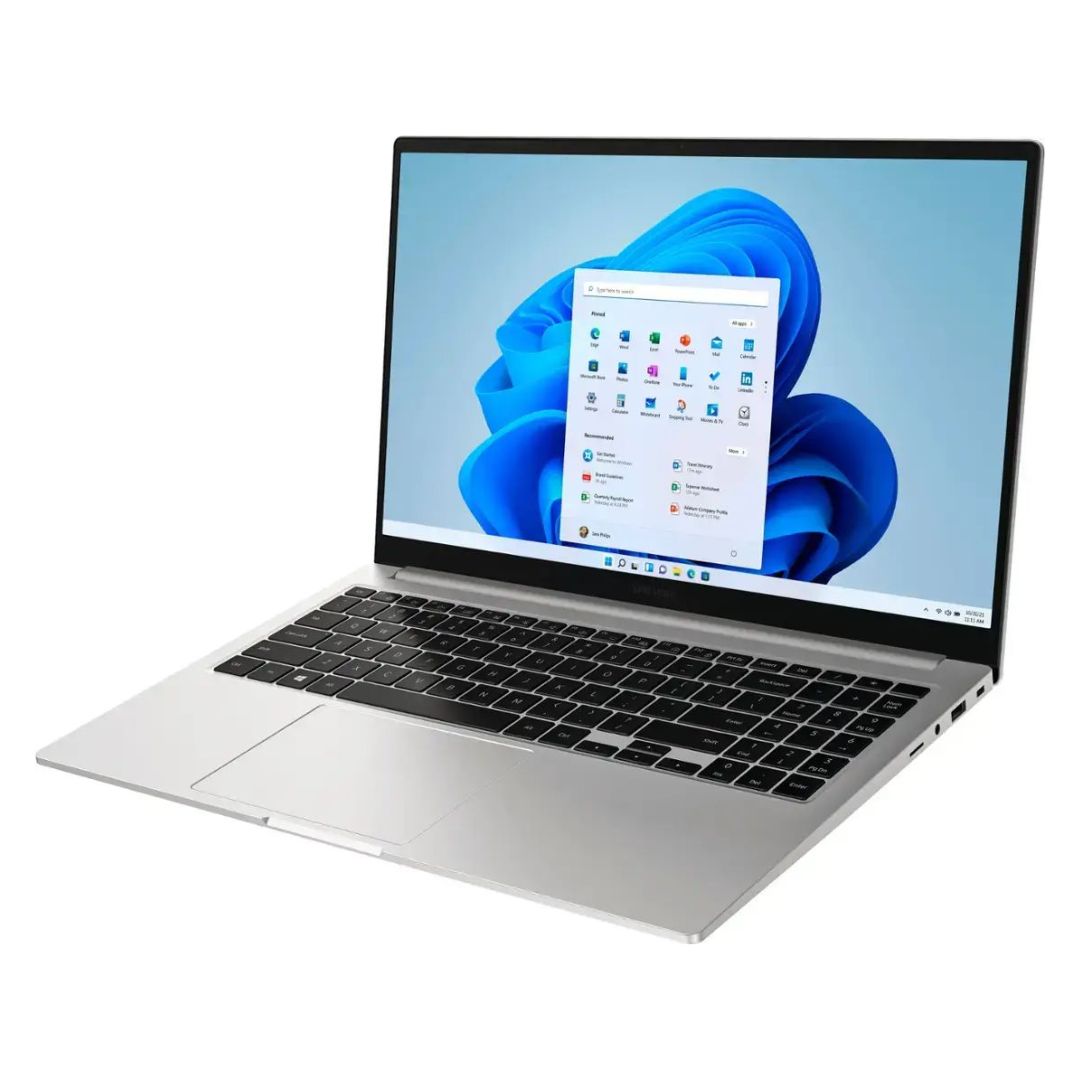 Samsung - Galaxy Book 15.6" LED Touch Screen - Intel Core i7-1165G7 -16GB Memory - 512GB SSD - Mystic Silver - Image 3