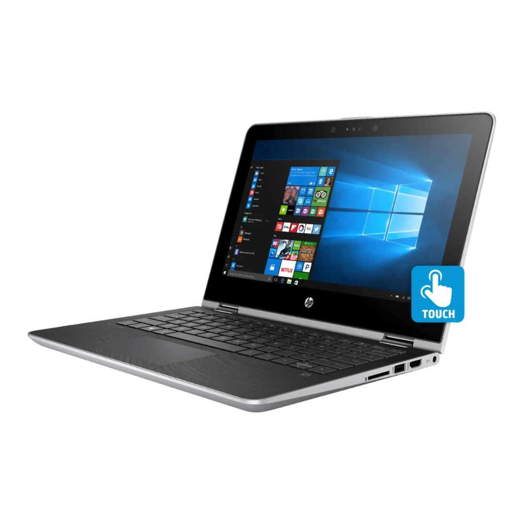 HP Pavilion x360 – 11.6" WXGA 2-in-1 Touch – Pentium N5000 – 4GB RAM – 500GB HDD – Silver – 11M-AD113DX - Image 2