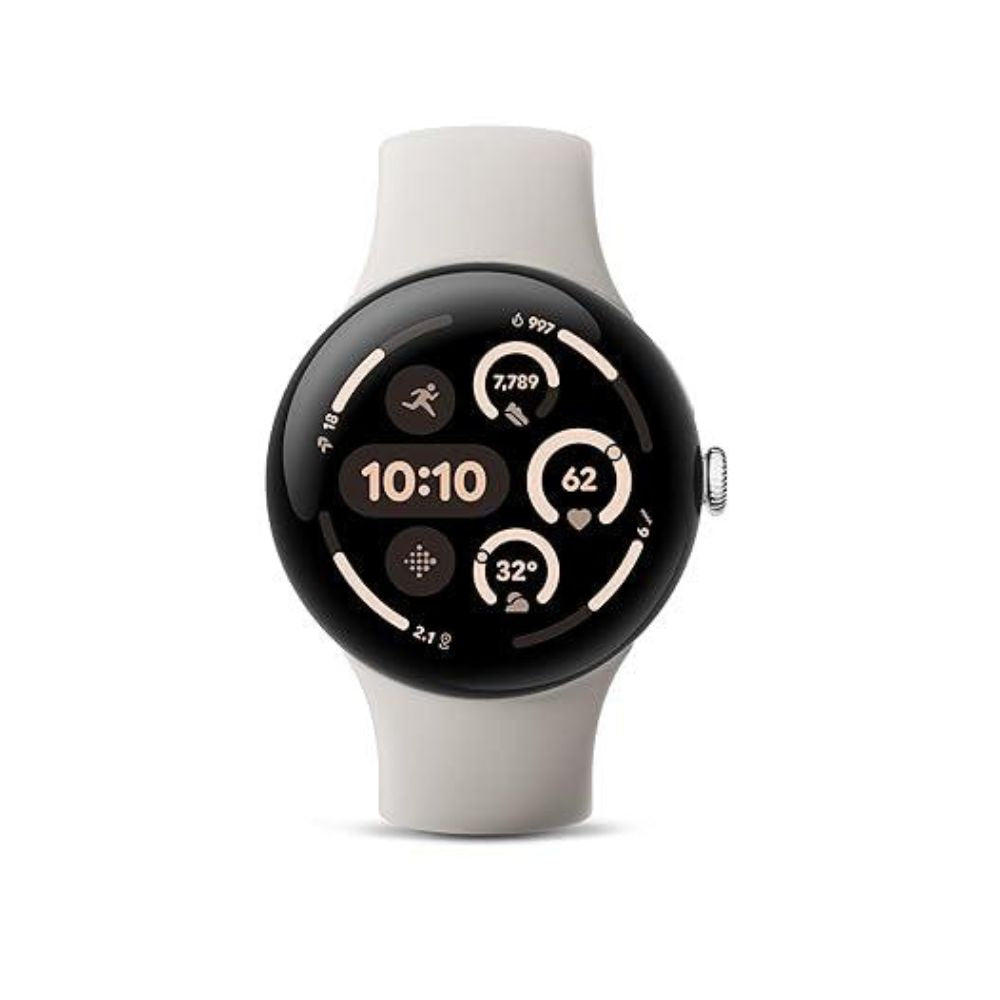 Google Pixel Watch 2 - 41mm Silver Aluminum Case with Porcelain Active Band - LTE - GA05015-US - Image 2