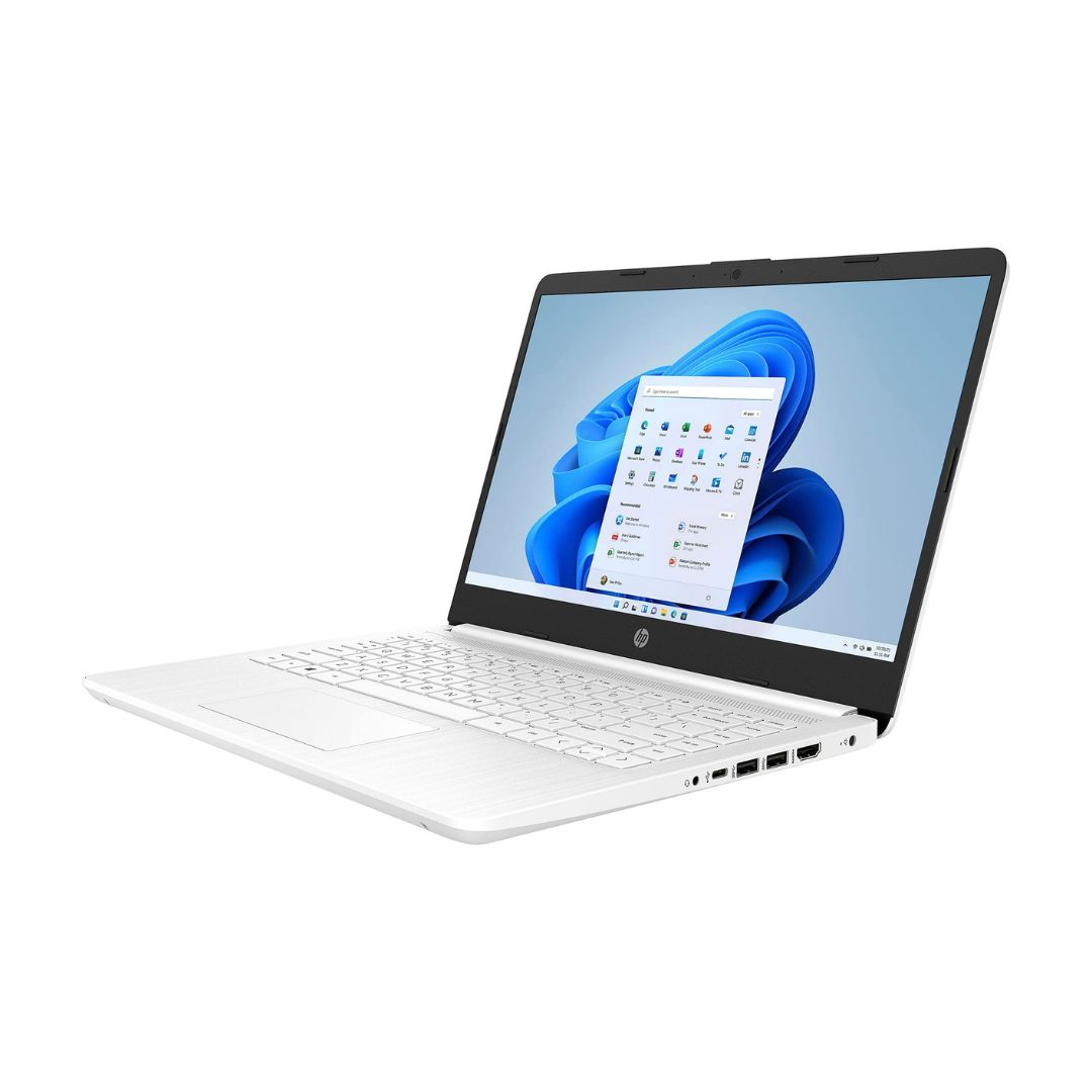 HP Laptop - WXGA - Celeron N4120 - 4GB RAM - 64GB SSD - White - 14-dq0052dx - Image 2