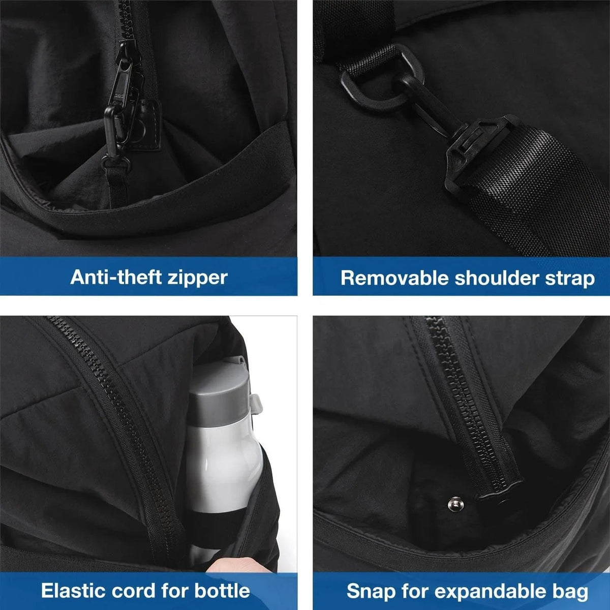 Zoraesque Duffel Black - Image 13