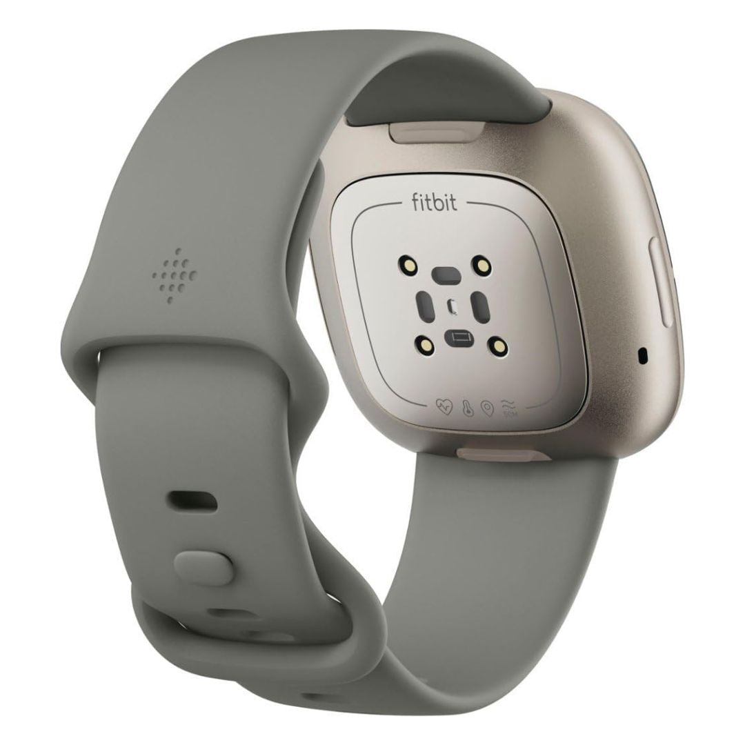 Fitbit Sense – Advanced Health Smartwatch – Silver with Sage Grey Band – FB512SRSG - Image 3