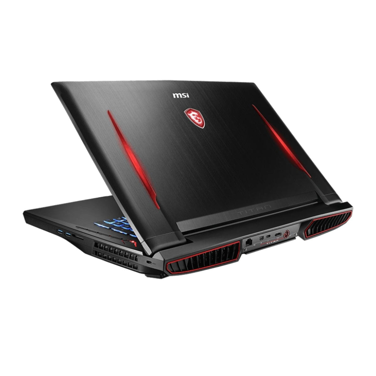 MSI 7RF Titan Pro - 17.3 FHD - i7-7700H - 16GB RAM - GTX1080 - 1TB HDD / 256GB SSD - Black - Image 2