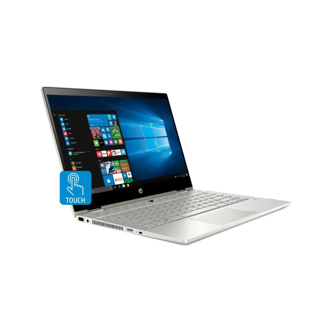 HP Pavilion x360 - 14" FHD 2-in-1 Touch - i5-8250U - 8GB RAM - 128GB SSD - Gold (14M-CD0003DX) - Image 2