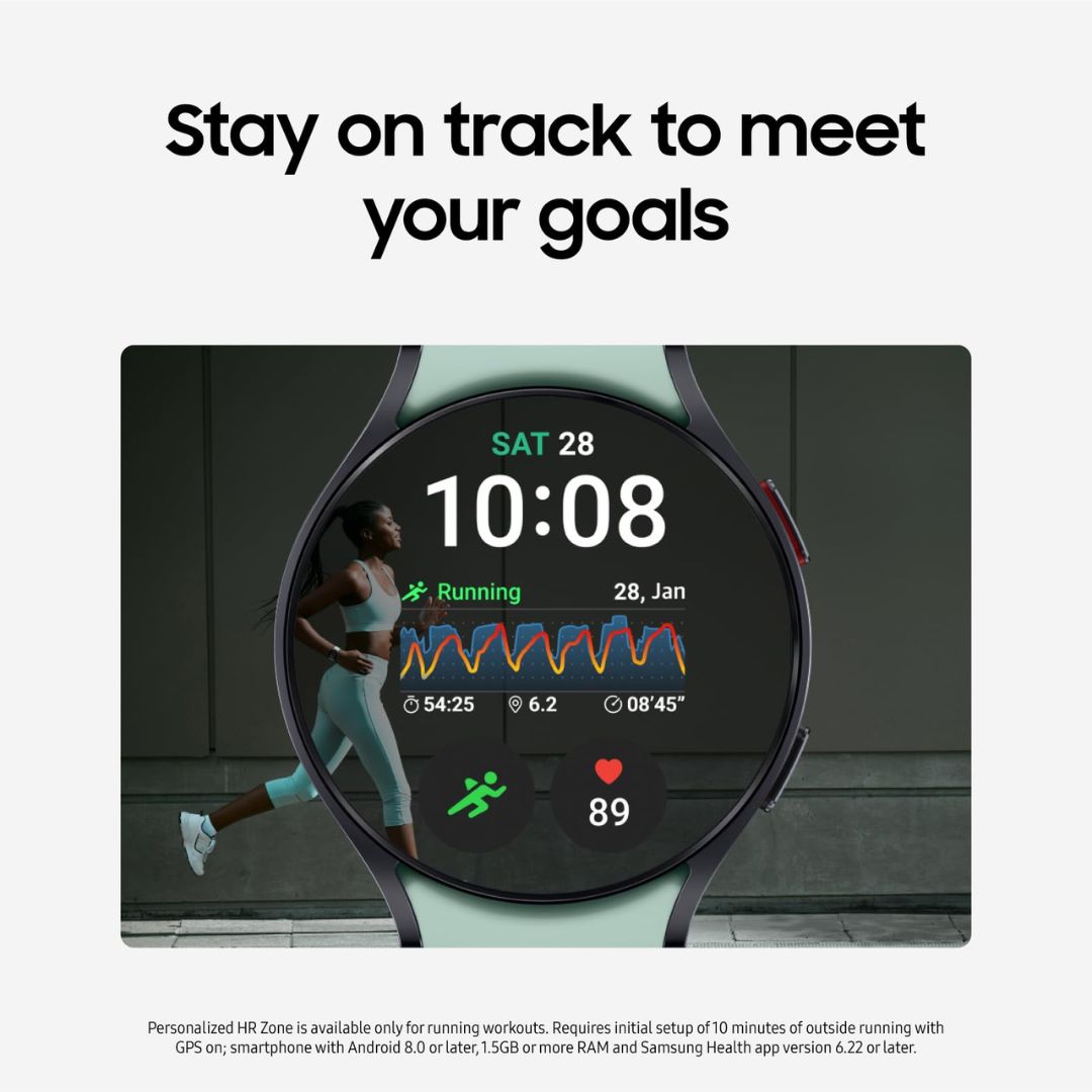 Samsung Galaxy Watch6 Aluminum Smartwatch 44mm BT - Graphite - SM-R940NZKAXAA - Image 3