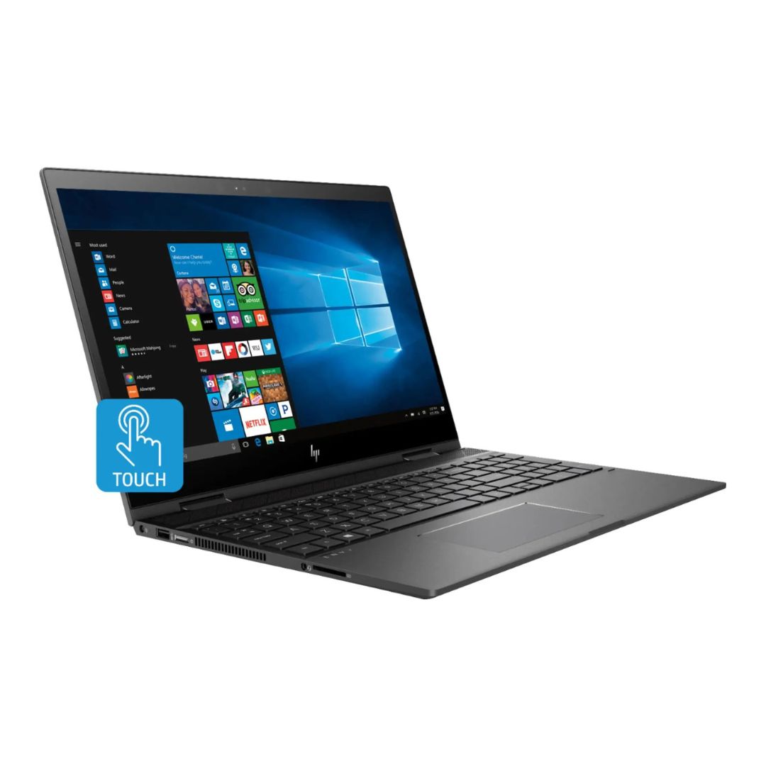 HP ENVY x360 – 15.6" FHD Touch – AMD Ryzen 7 2700U – 8GB RAM – 256GB SSD – Dark Ash – 15M-CP0012DX - Image 2