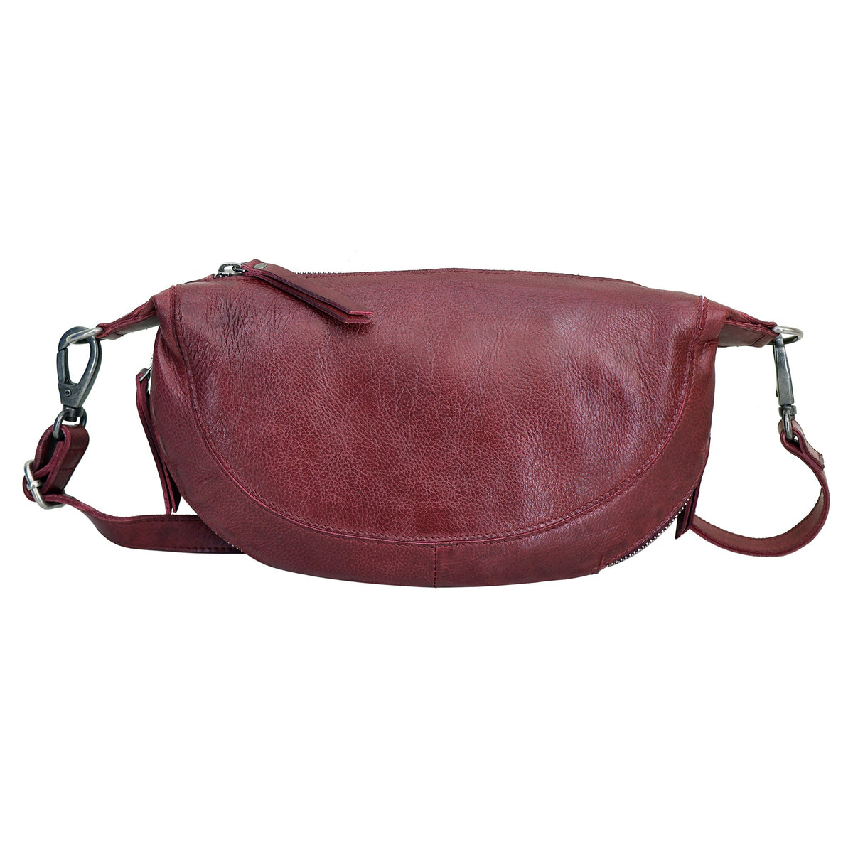 Crosby Leather Sling Bag - Oxblood
