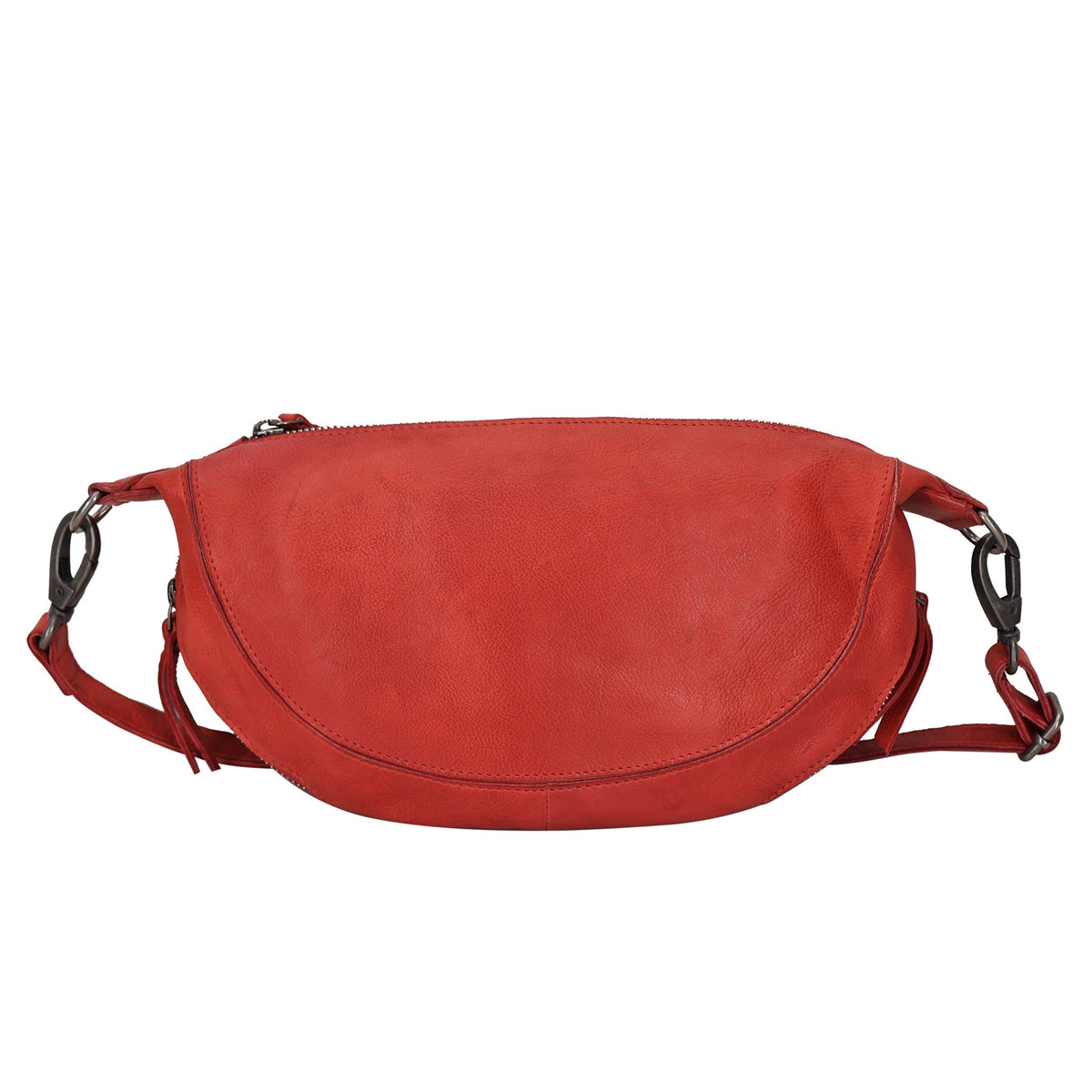 Crosby Leather Sling Bag - Red