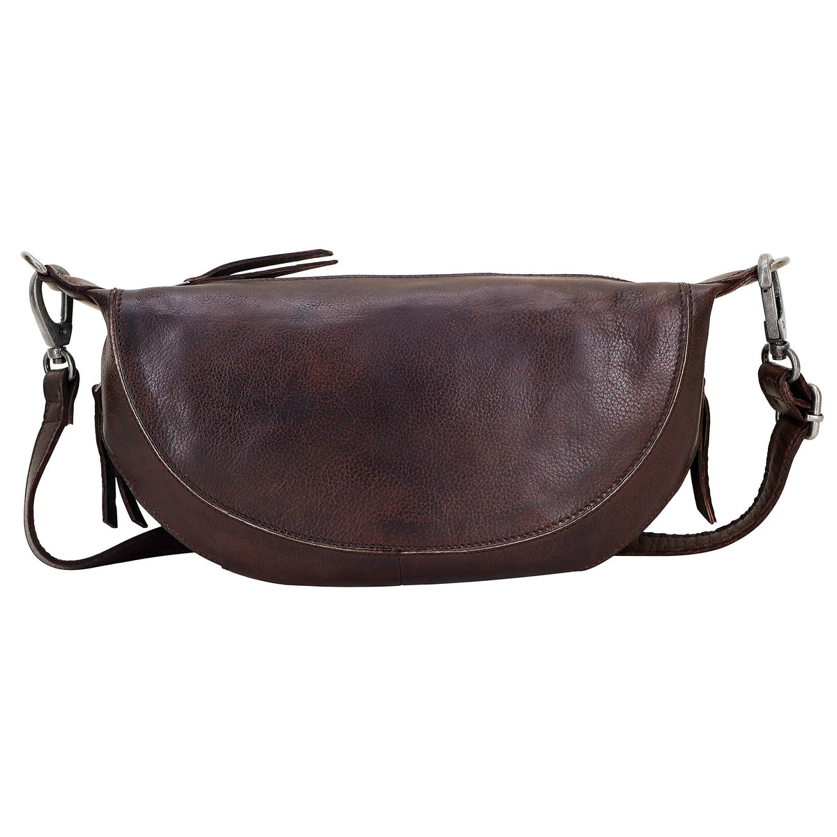 Crosby Leather Sling Bag - Brown