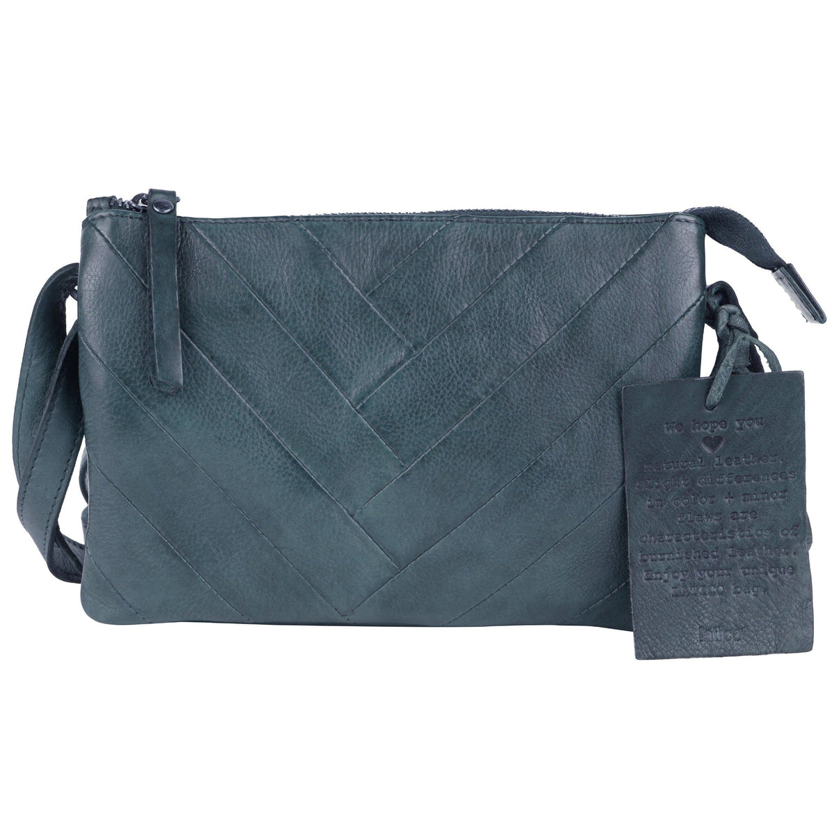 Sunny Leather Crossbody Bag - Denim