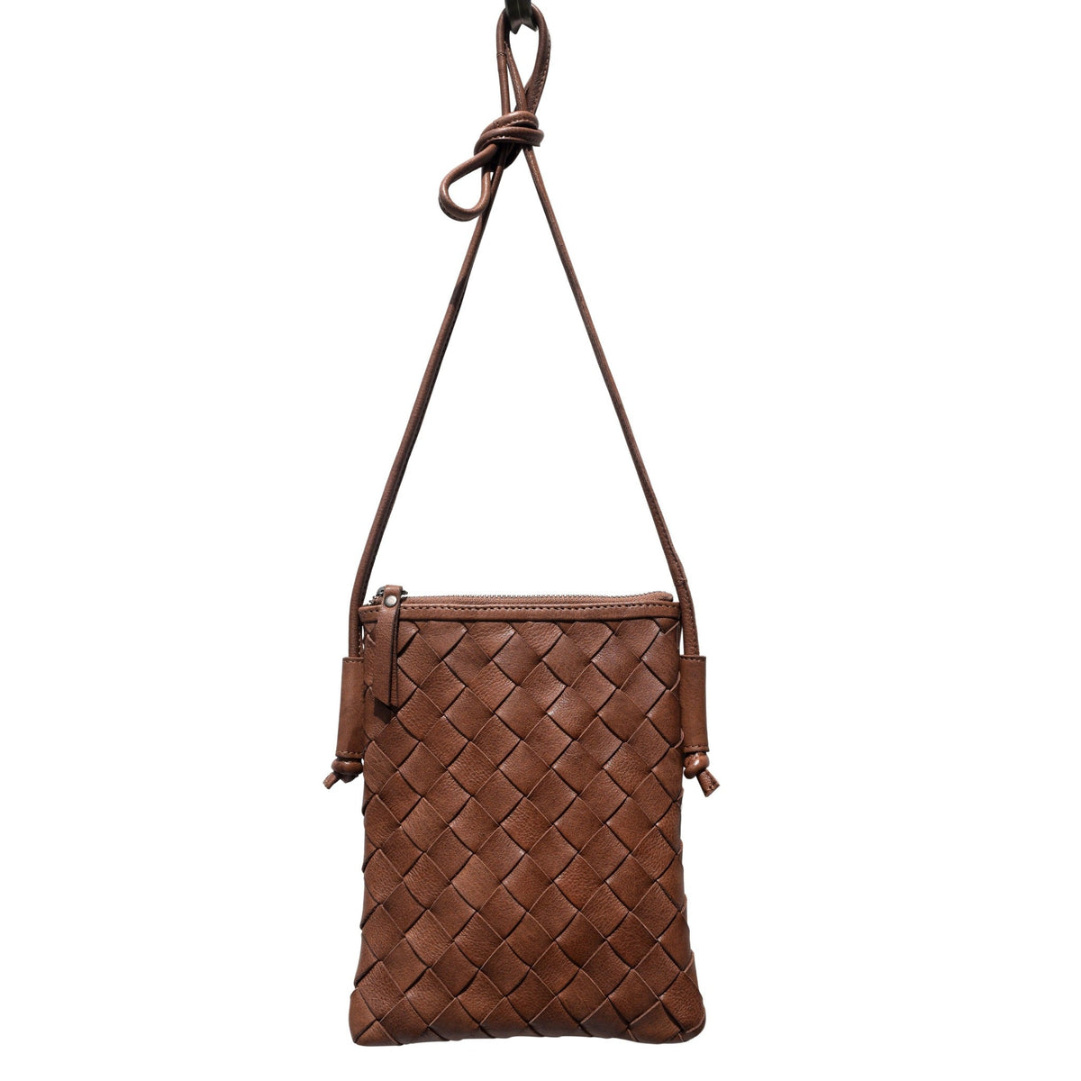 Milly Leather Crossbody Bag - Hazel