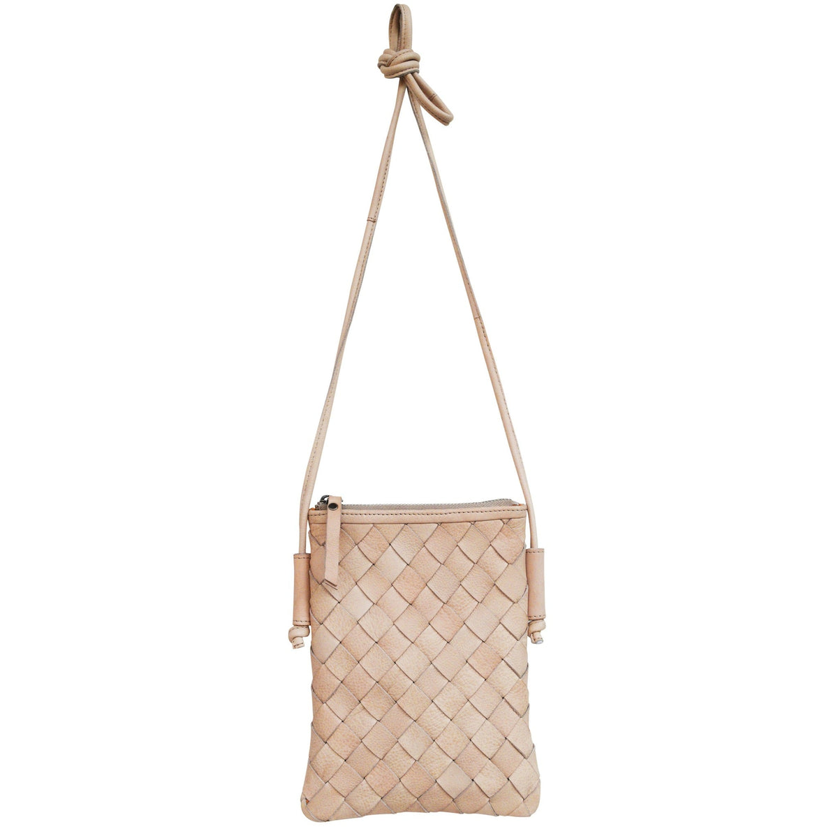 Milly Leather Crossbody Bag - Rosa