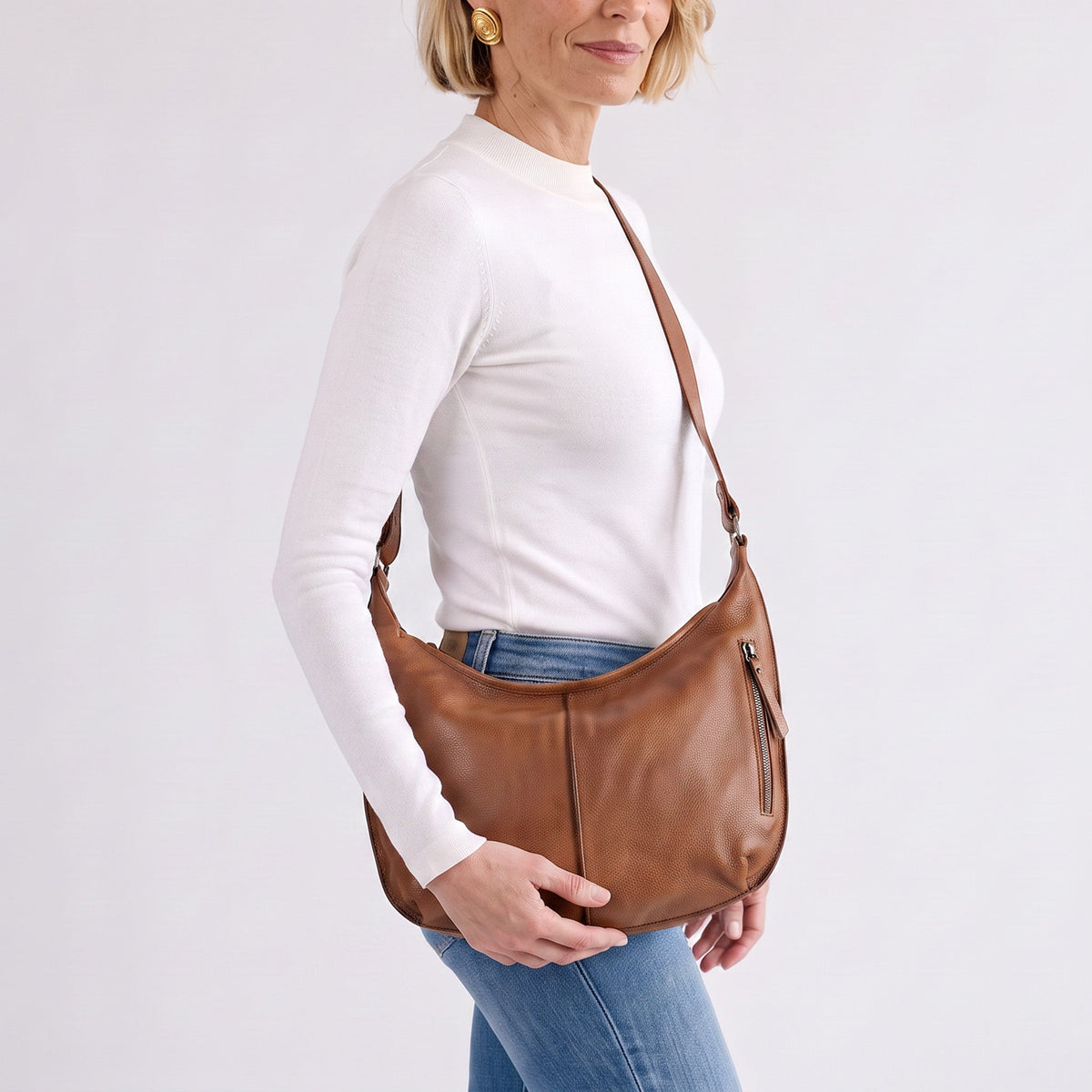 Jackson Leather Crossbody Bag - Image 10