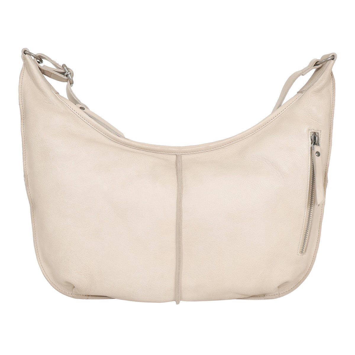 Jackson Leather Crossbody Bag - Oat