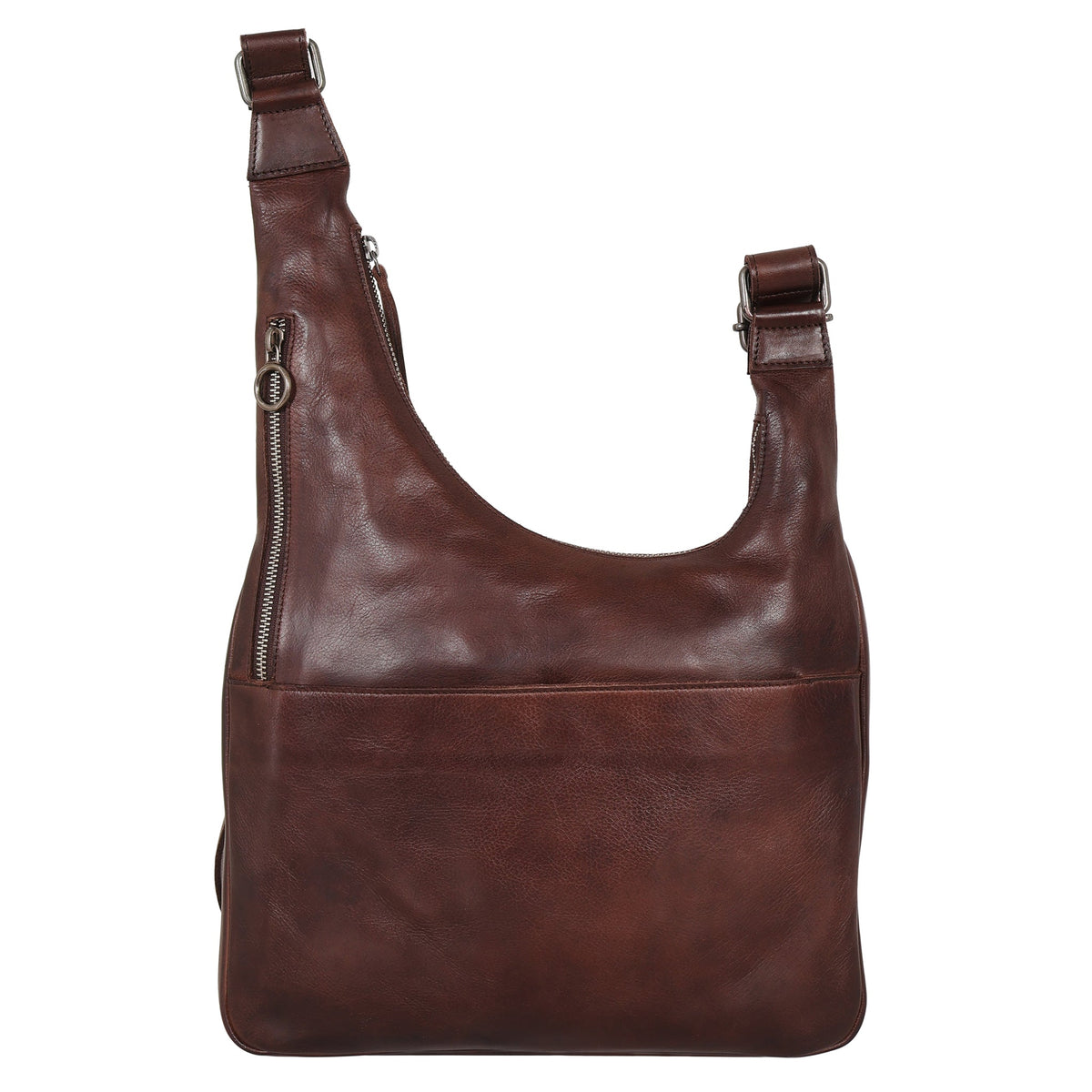Alta Leather Crossbody Bag - Brown
