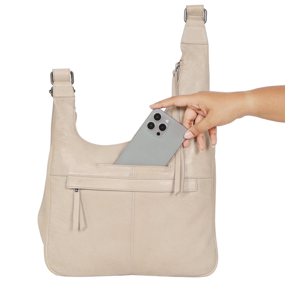 Alta Leather Crossbody Bag - Image 18