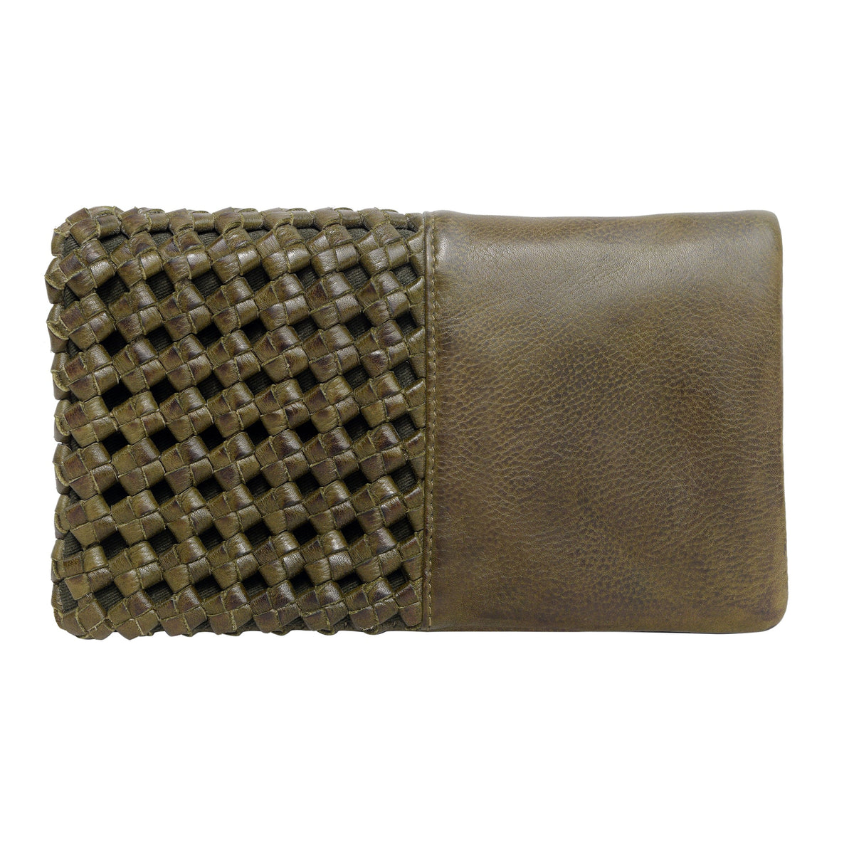 Whitney Leather Wallet - Moss