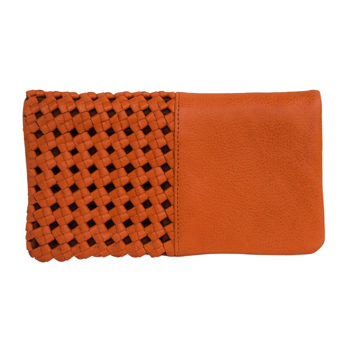 Whitney Leather Wallet - Orange