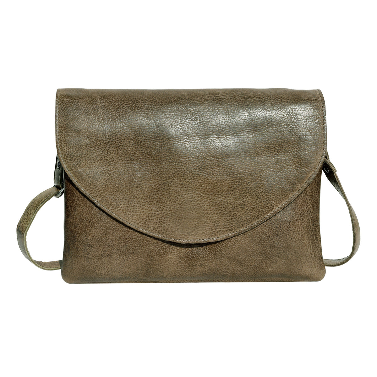 Marcus Leather Crossbody Bag - Moss