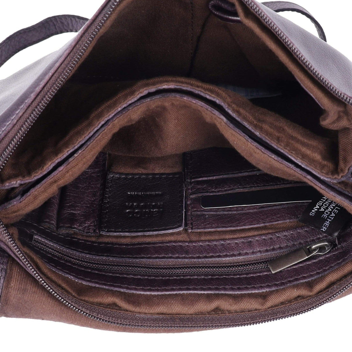 Marcus Leather Crossbody Bag - Image 11