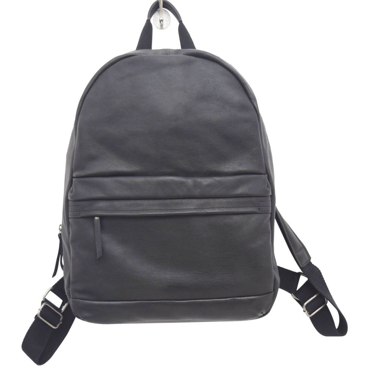 Sheldon Leather Backpack - Black