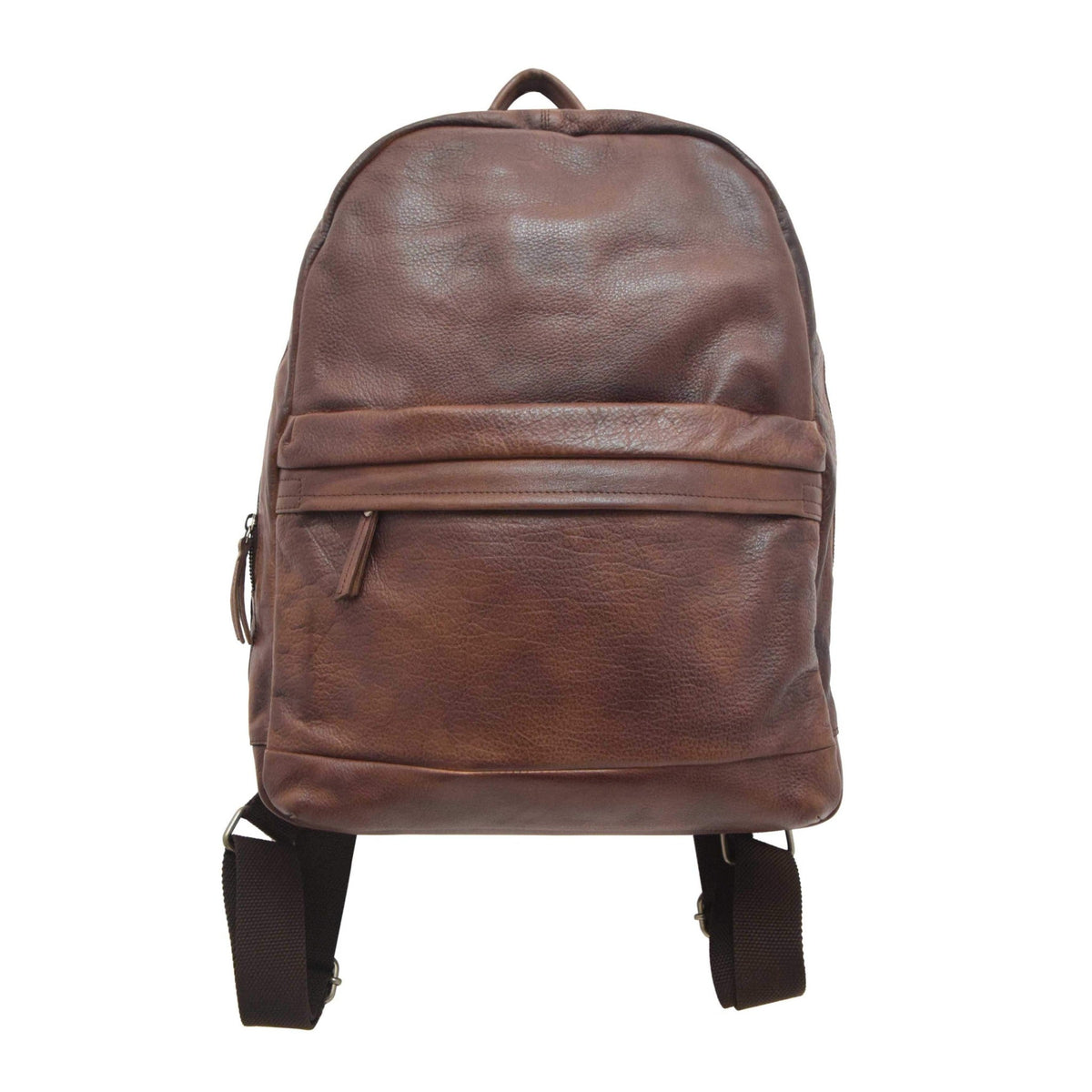 Sheldon Leather Backpack - Brown