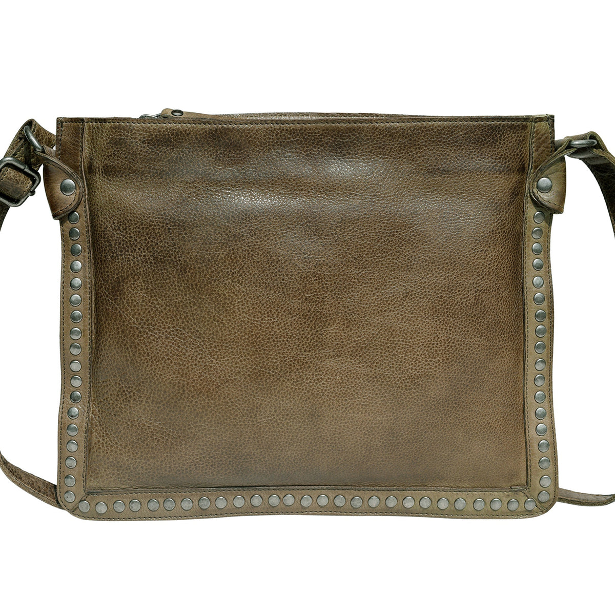 Gabriel Leather Crossbody Bag - Moss