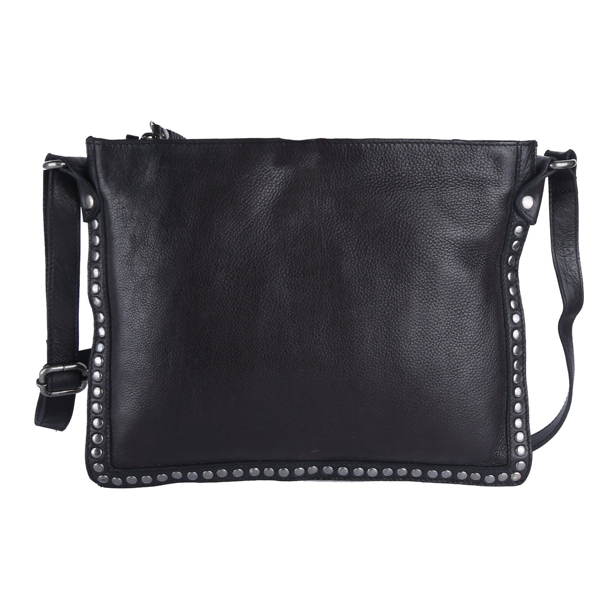 Gabriel Leather Crossbody Bag - Black
