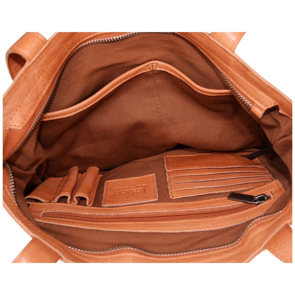 Leon Leather Tote Bag - Image 5