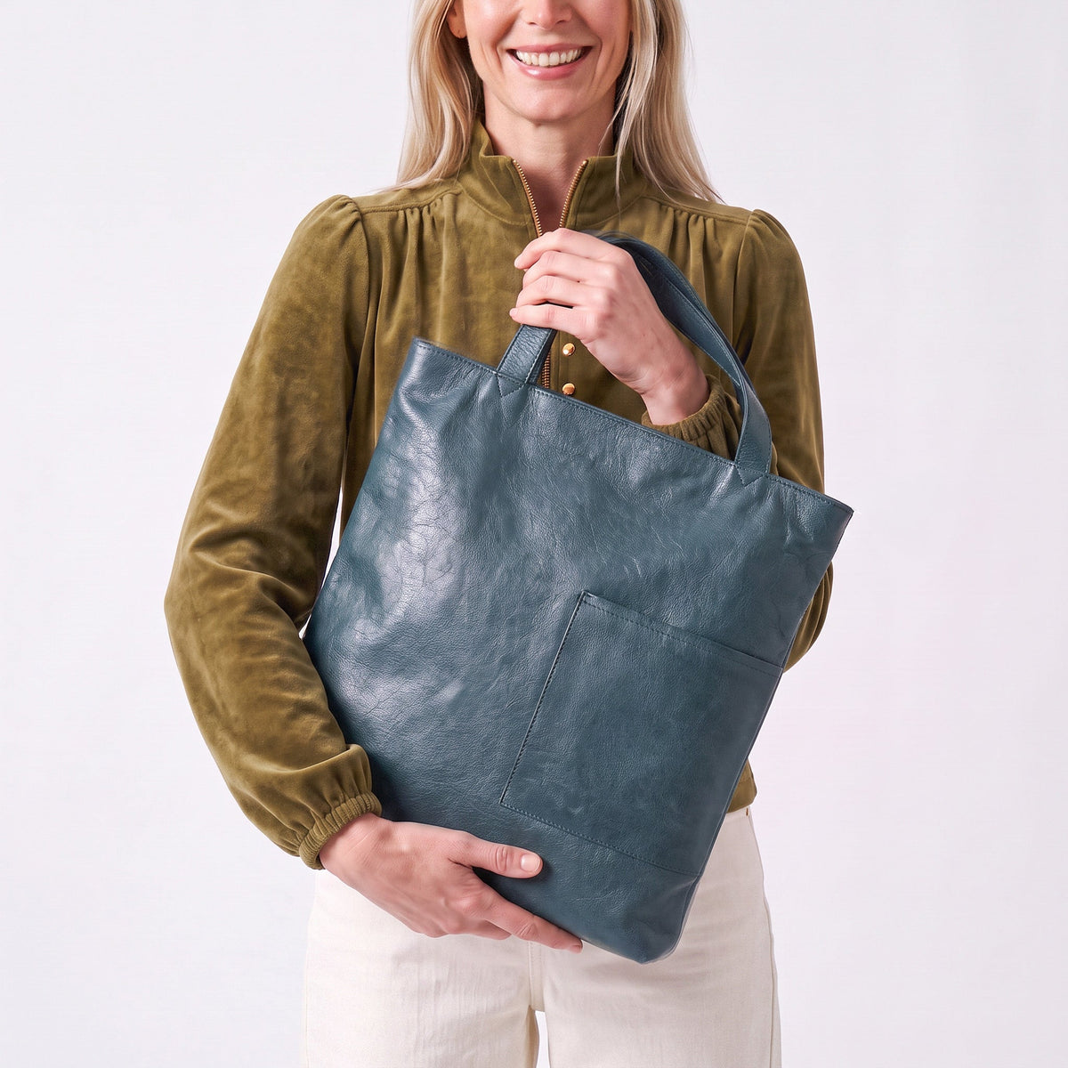 Leon Leather Tote Bag - Image 31