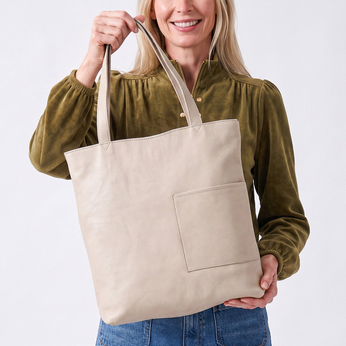 Leon Leather Tote Bag - Image 27