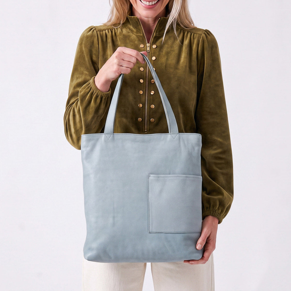 Leon Leather Tote Bag - Image 34