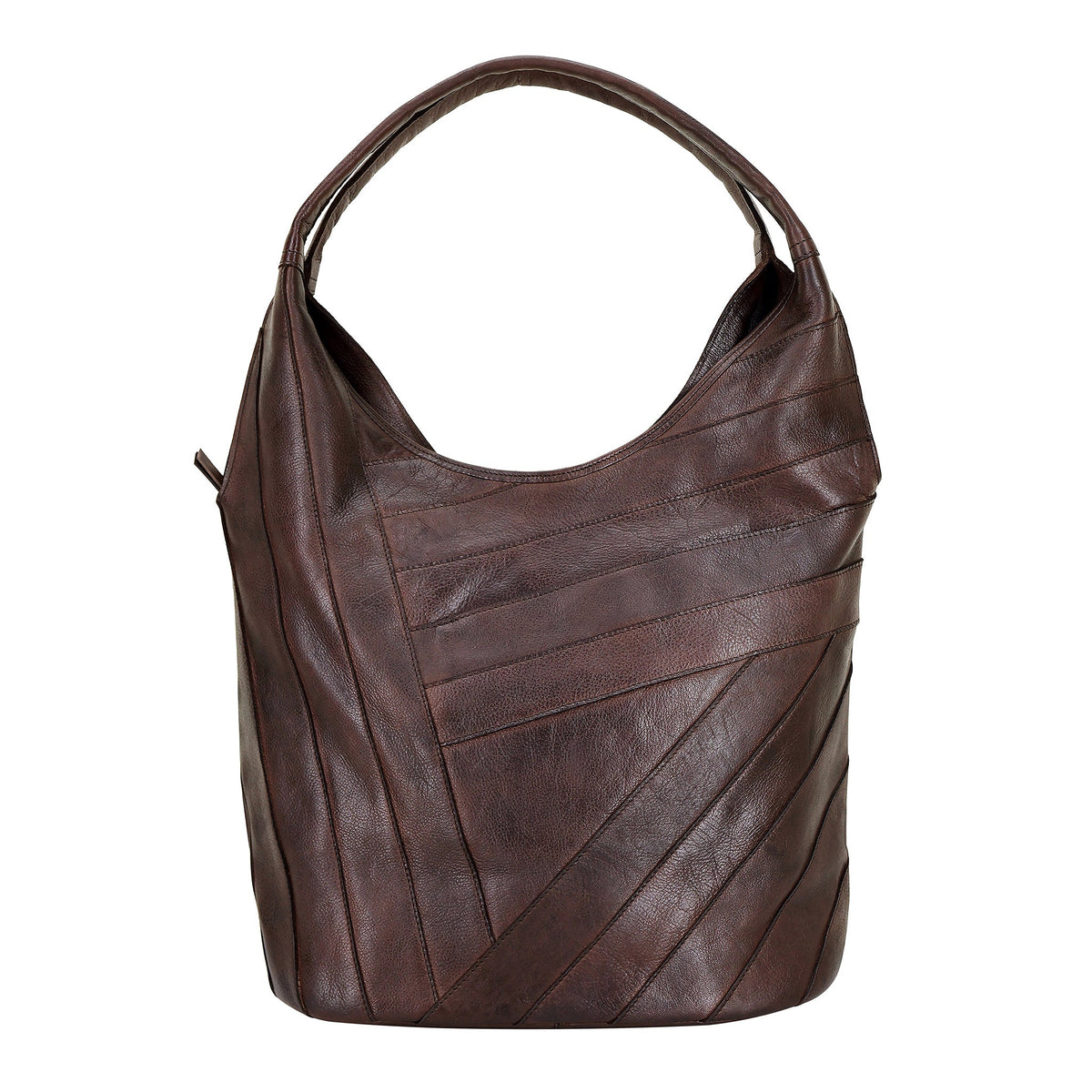 Kiki Leather Shoulder Bag - Brown