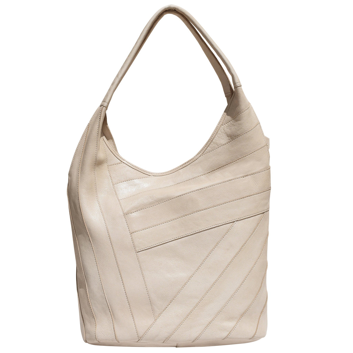 Kiki Leather Shoulder Bag - Oat