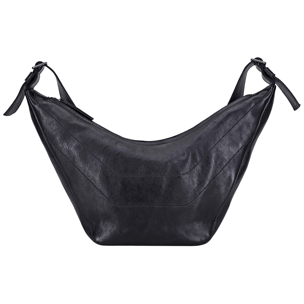 Boone Leather Sling Bag - Black