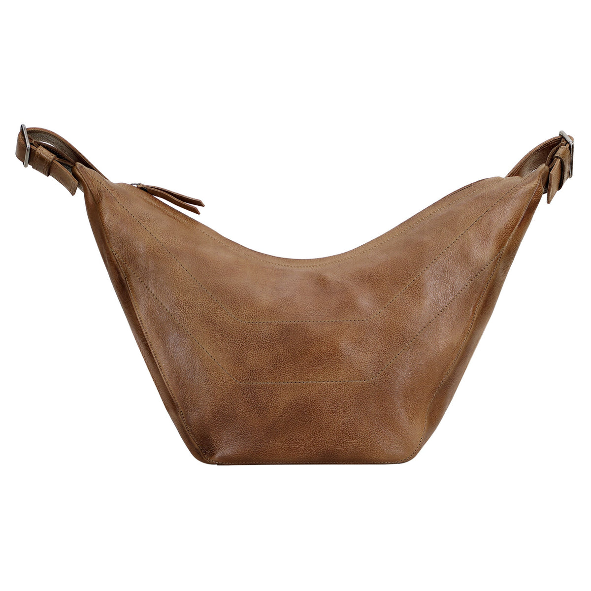 Boone Leather Sling Bag - Cognac