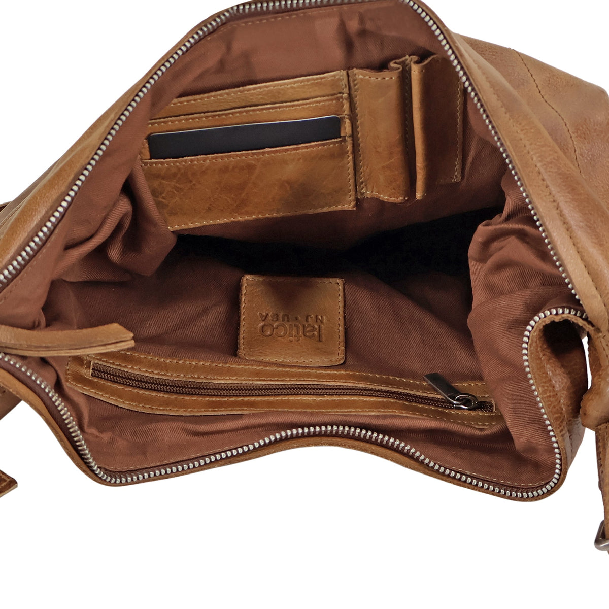 Boone Leather Sling Bag - Image 4