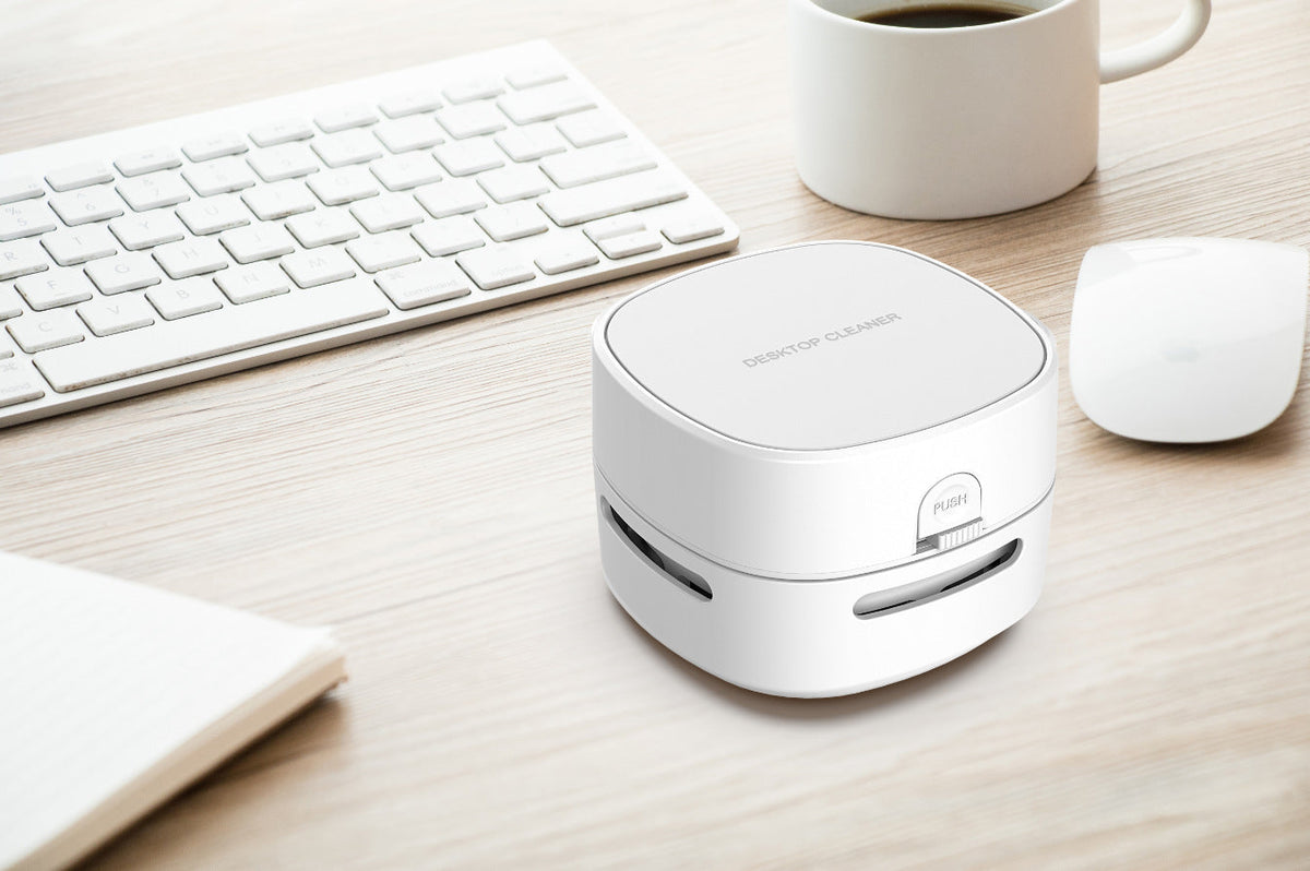 Desktop Vacuum Cleaner - White / Battery Edition