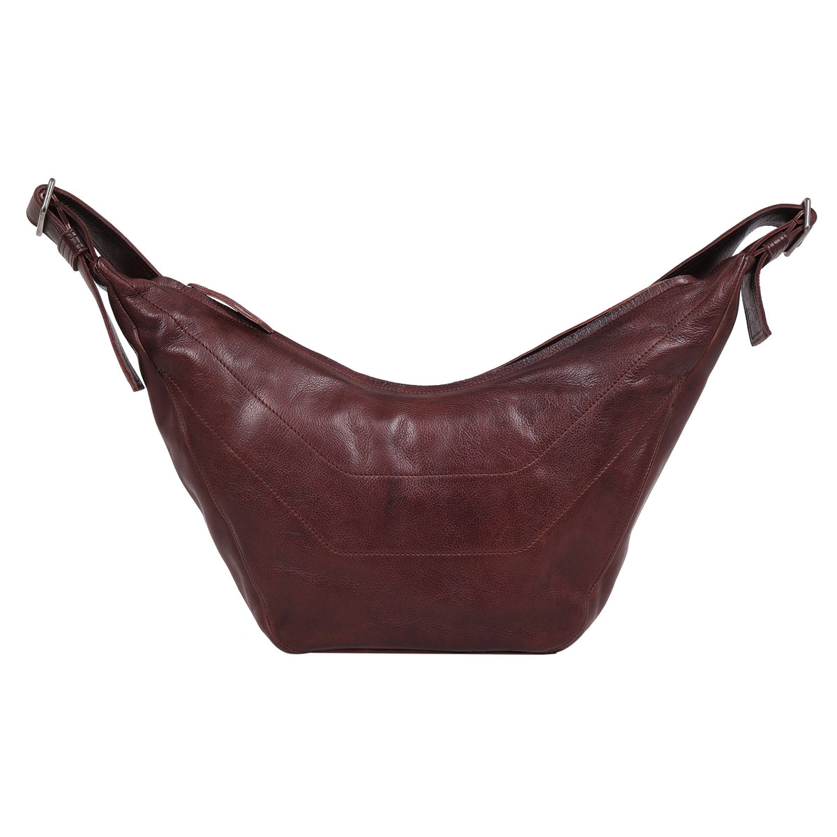 Boone Leather Sling Bag - Brown