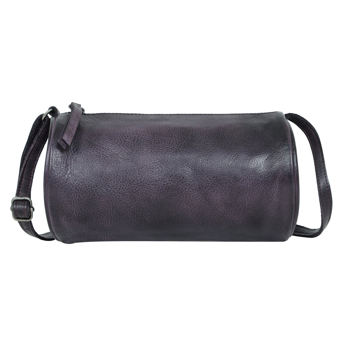 Twyla Leather Crossbody Bag - Eggplant
