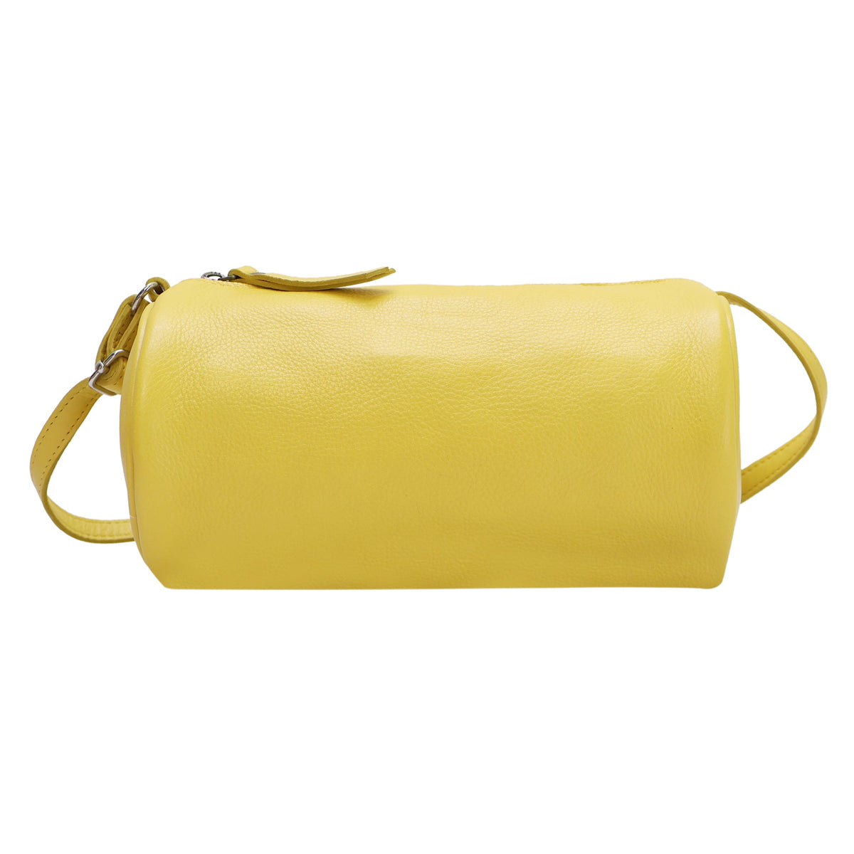 Twyla Leather Crossbody Bag - Lemon