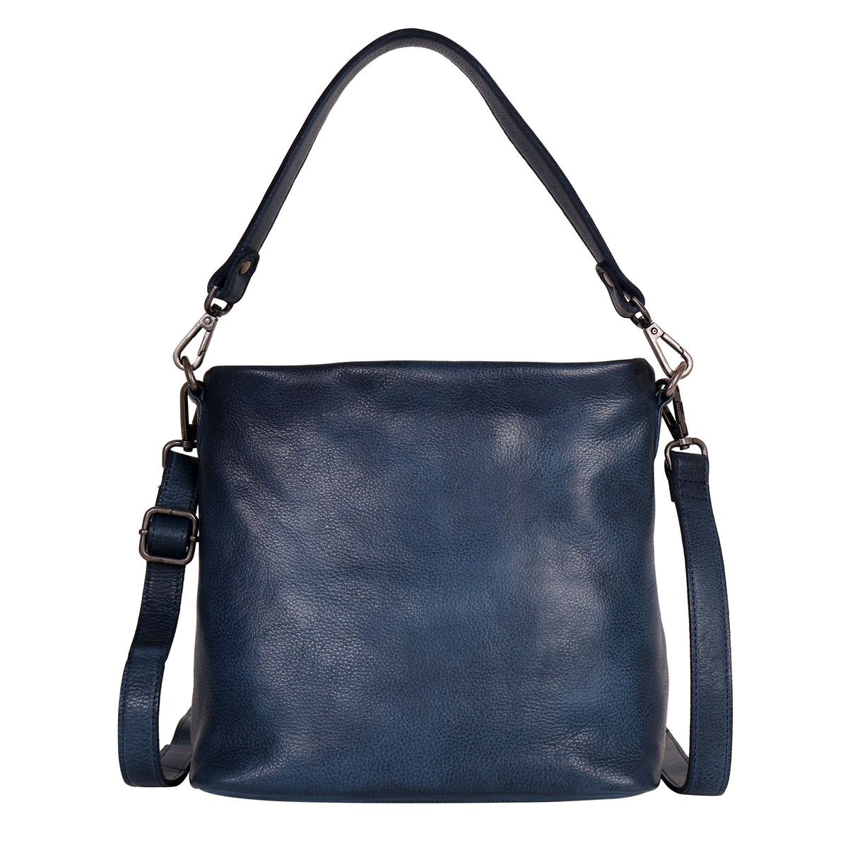 Ivy Leather Crossbody Bag - Indigo